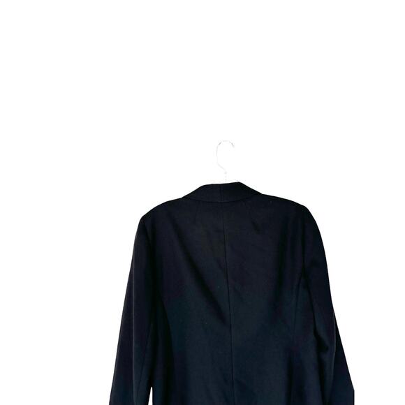 J.Crew Black Preppy Academia Wool‎ Flannel Parke Blazer Size 2 Style J5627 - Picture 9 of 14